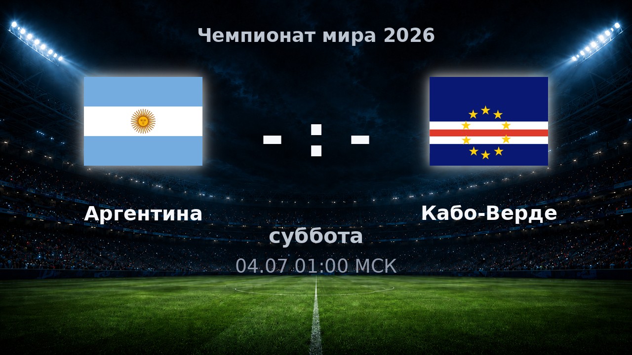 Аргентина — Кабо-Верде: анонс матча ЧМ-2026