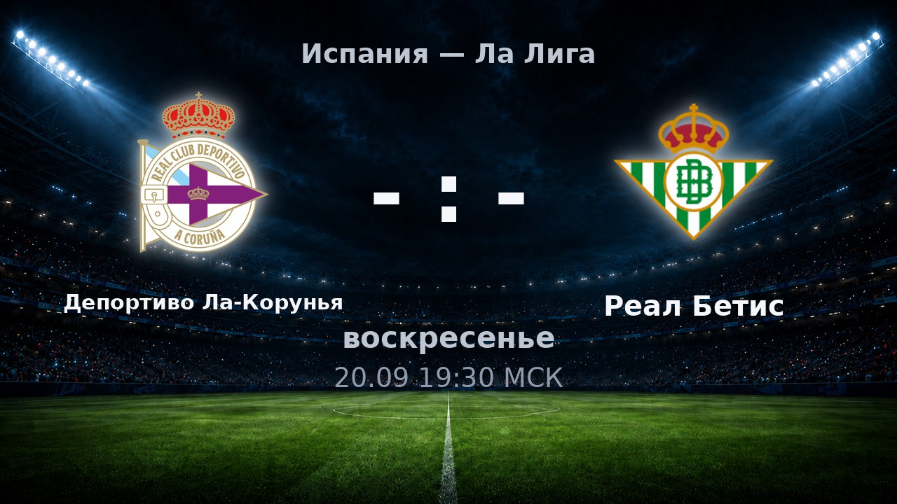 Депортиво Ла-Корунья — Реал Бетис: анонс матча