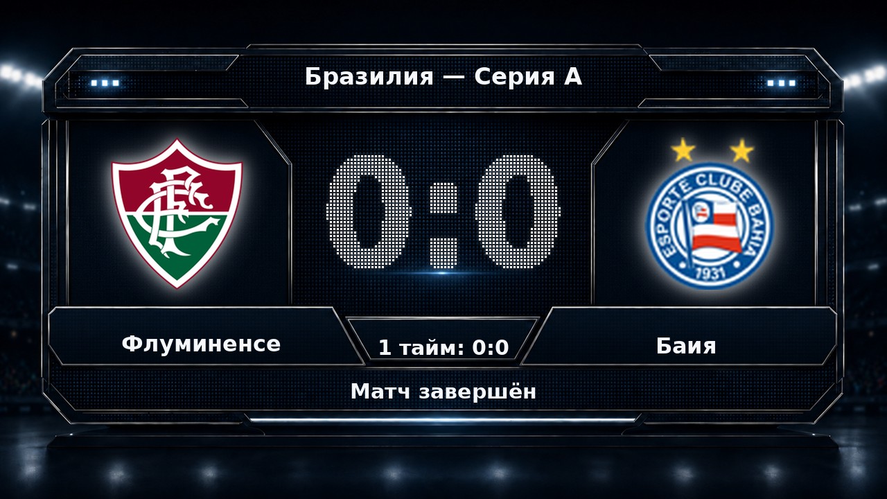 Флуминенсе — Баия: результат матча