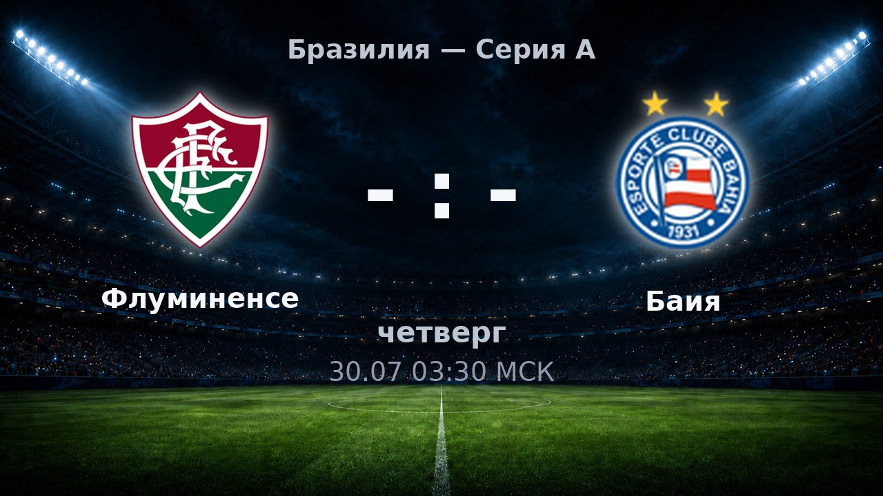 Флуминенсе — Баия: анонс матча