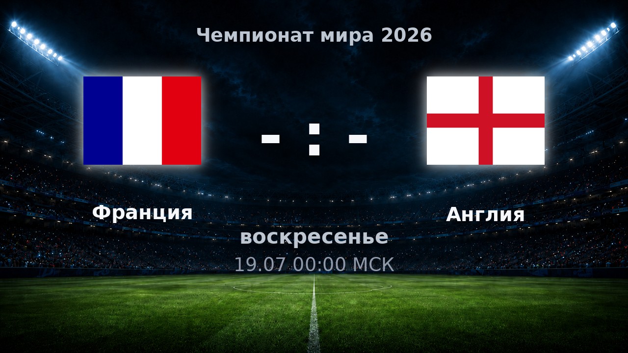 Франция — Англия: анонс матча ЧМ-2026
