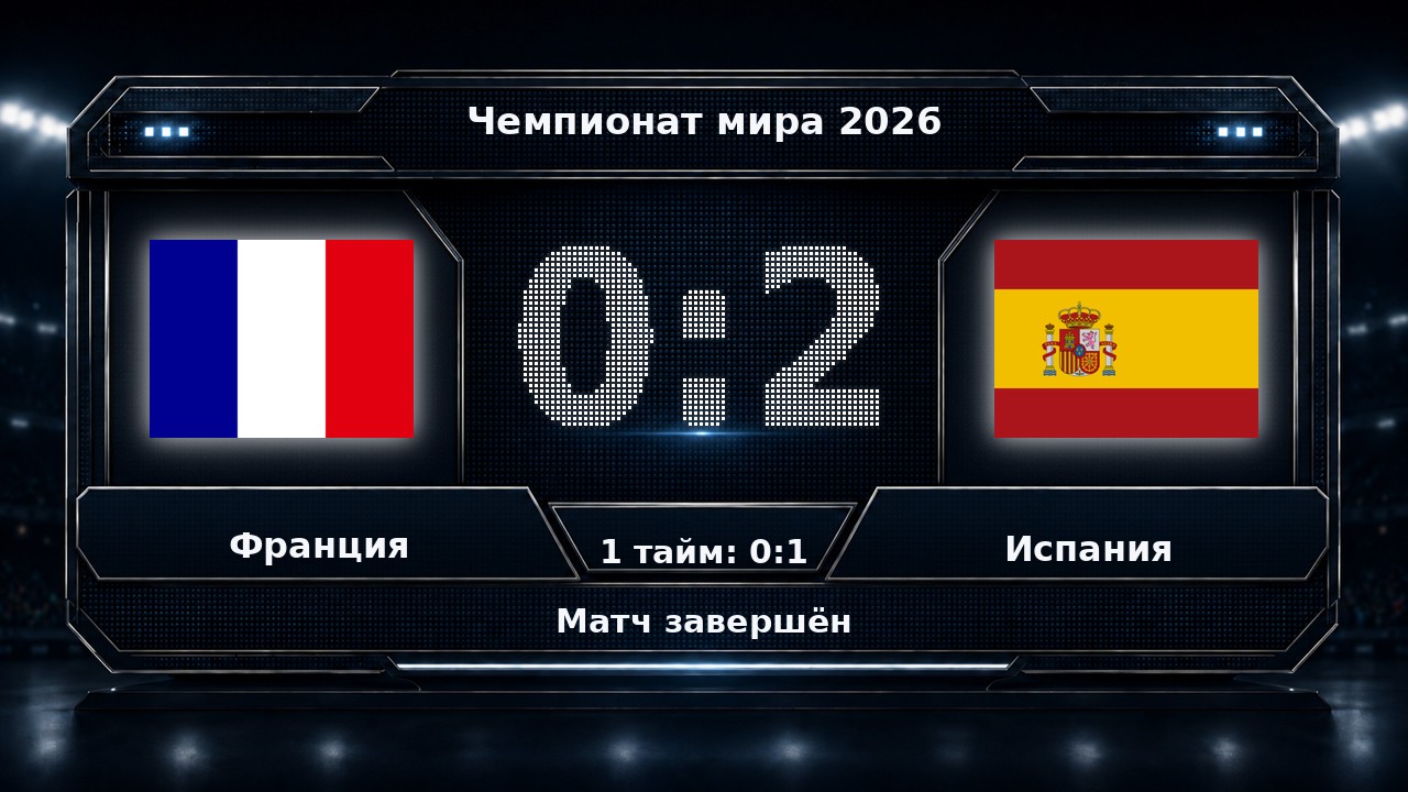 Франция — Испания: результат матча ЧМ-2026