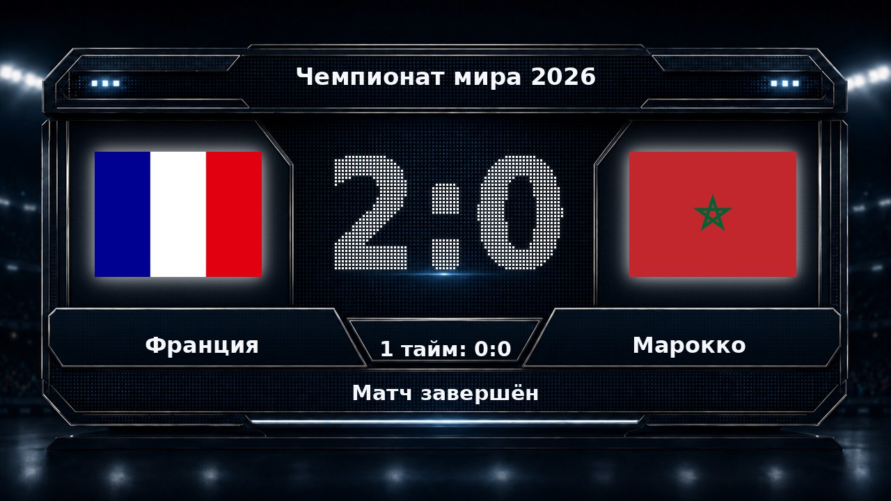 Франция — Марокко: результат матча ЧМ-2026