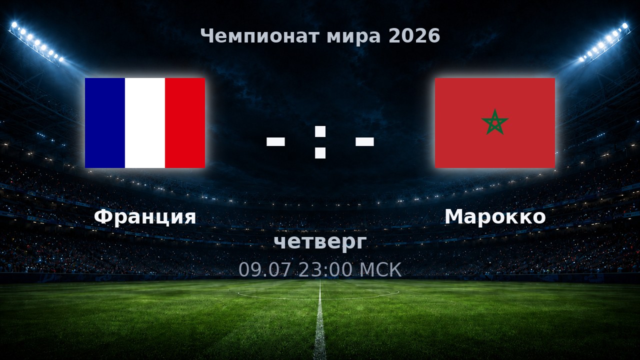 Франция — Марокко: анонс матча ЧМ-2026