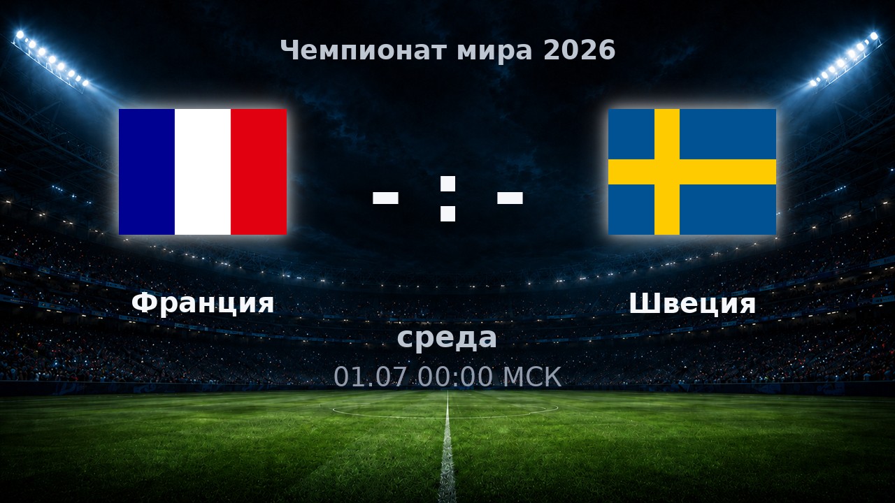 Франция — Швеция: анонс матча ЧМ-2026
