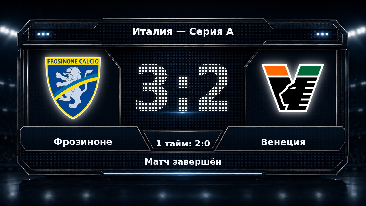 Фрозиноне — Венеция: результат матча