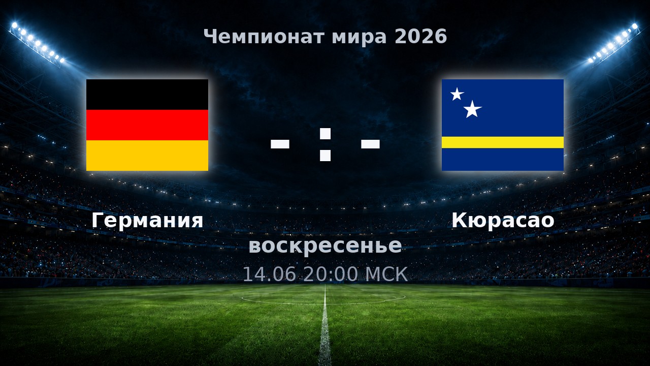 Германия — Кюрасао: анонс матча ЧМ-2026