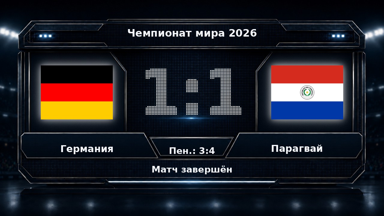 Германия — Парагвай: результат матча ЧМ-2026