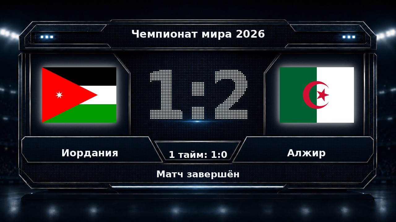 Иордания — Алжир: результат матча ЧМ-2026