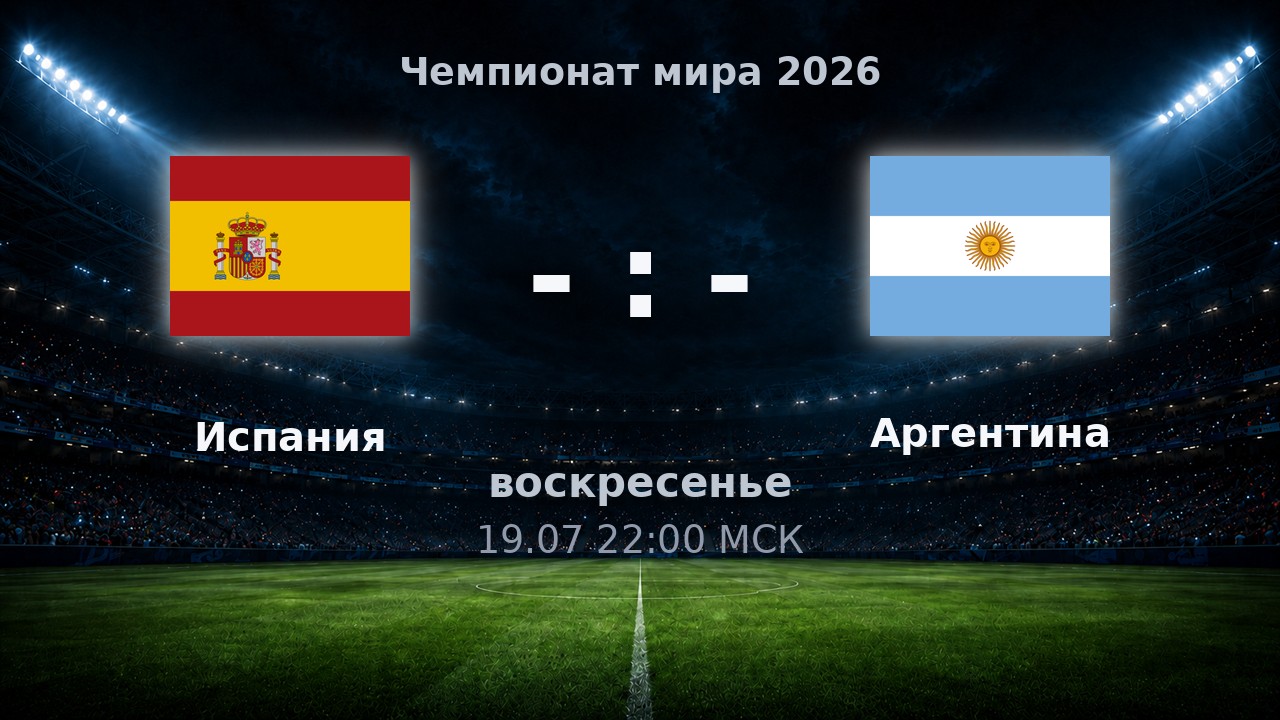 Испания — Аргентина: анонс матча ЧМ-2026