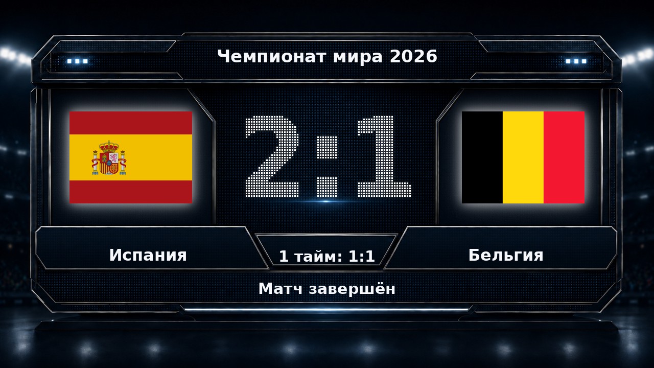 Испания — Бельгия: результат матча ЧМ-2026