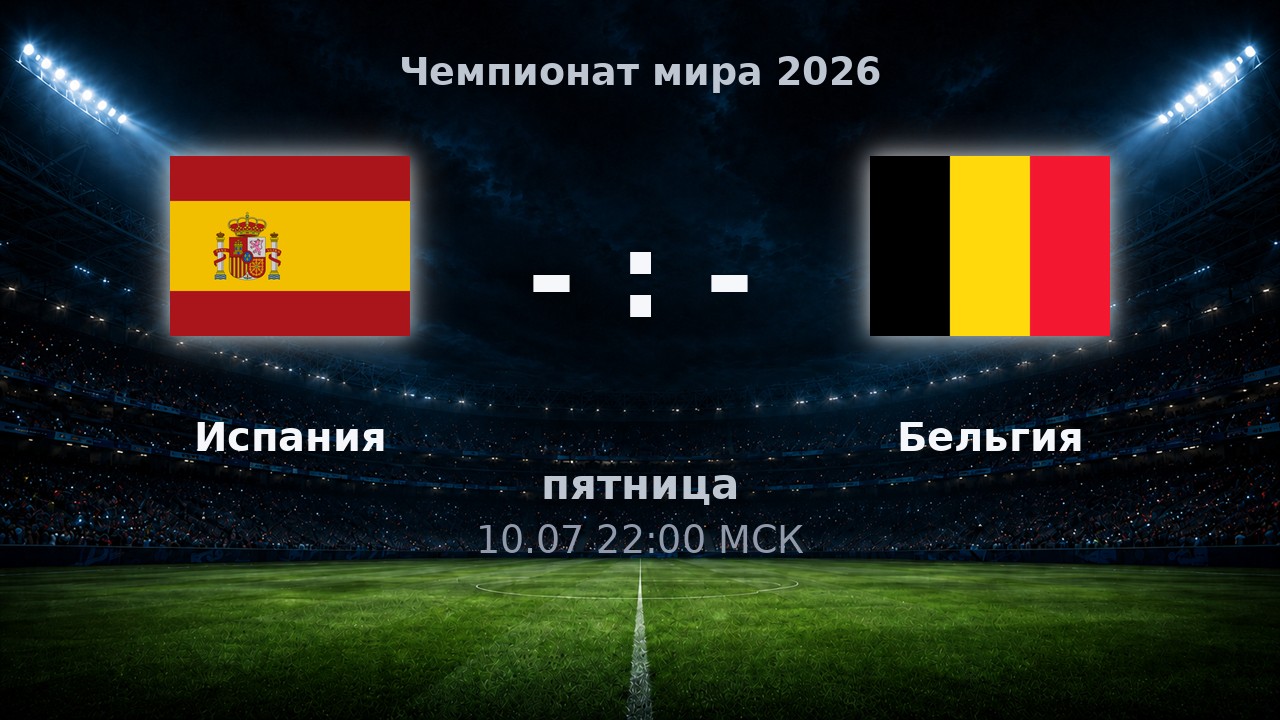 Испания — Бельгия: анонс матча ЧМ-2026