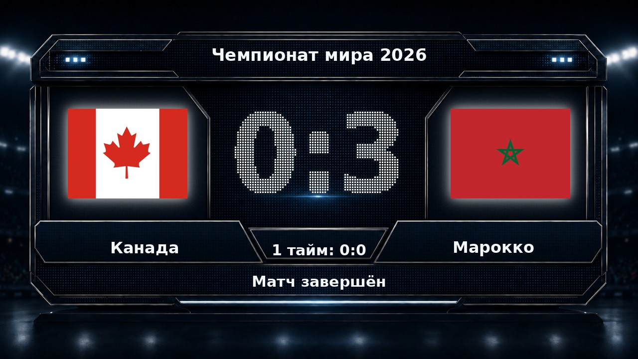 Канада — Марокко: результат матча ЧМ-2026