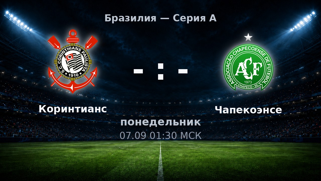Коринтианс — Чапекоэнсе: анонс матча
