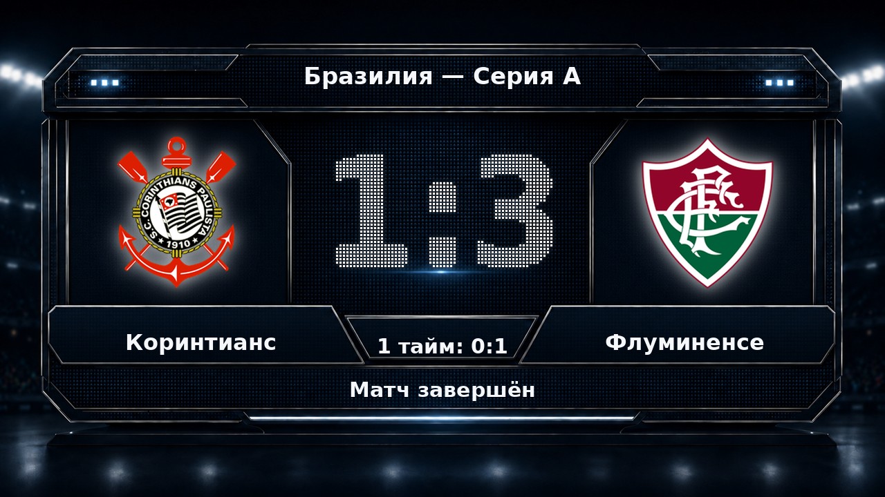 Коринтианс — Флуминенсе: результат матча