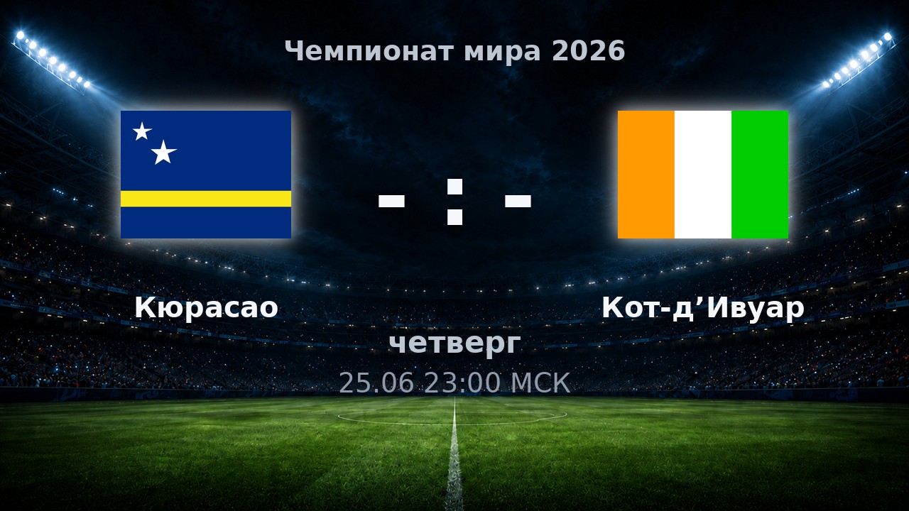 Кюрасао — Кот-д’Ивуар: анонс матча ЧМ-2026