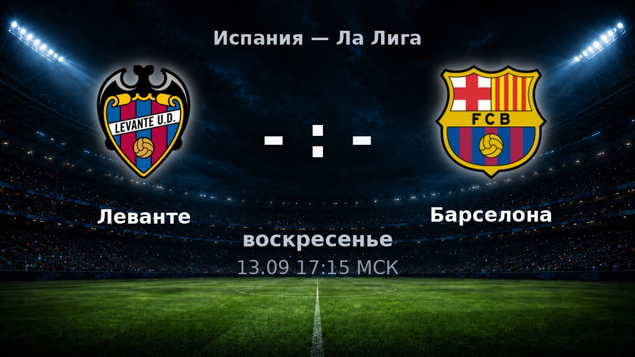 Леванте — Барселона: анонс матча
