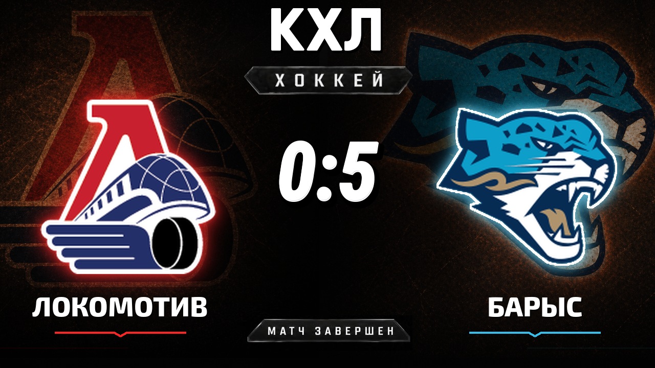 Локомотив — Барыс: результат матча КХЛ