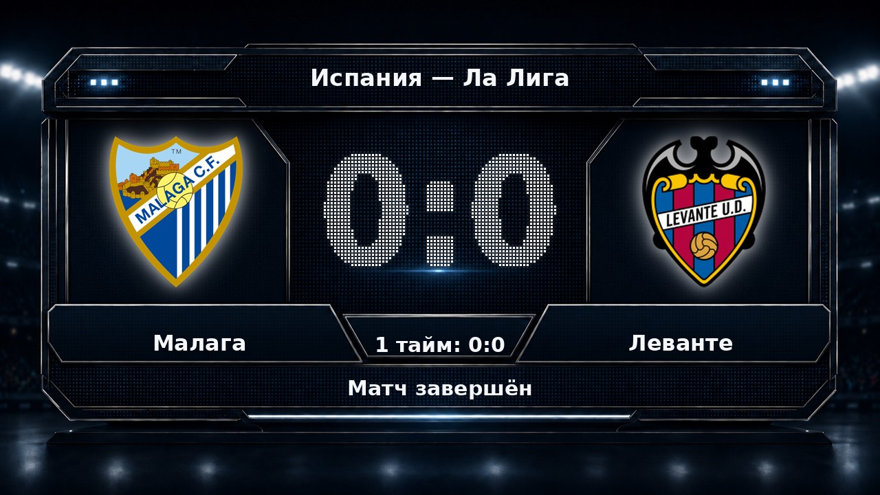 Малага — Леванте: результат матча