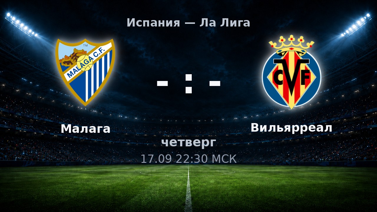 Малага — Вильярреал: анонс матча