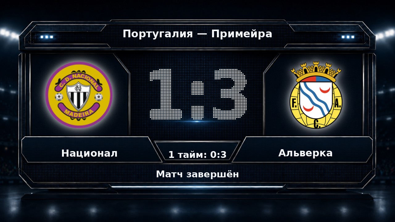 Национал — Альверка: результат матча