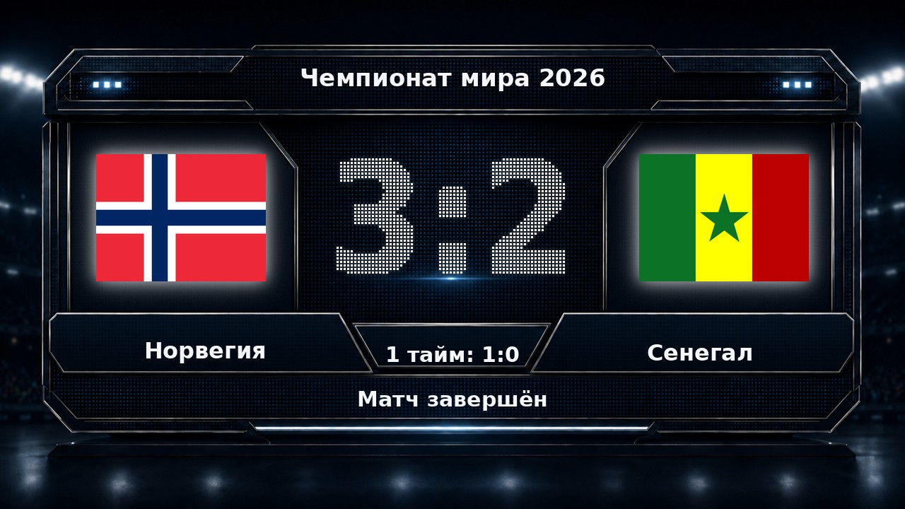 Норвегия — Сенегал: результат матча ЧМ-2026