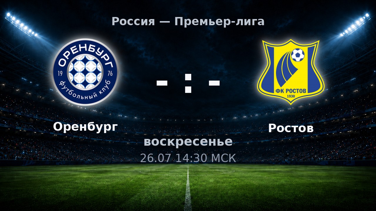 Оренбург — Ростов: анонс матча