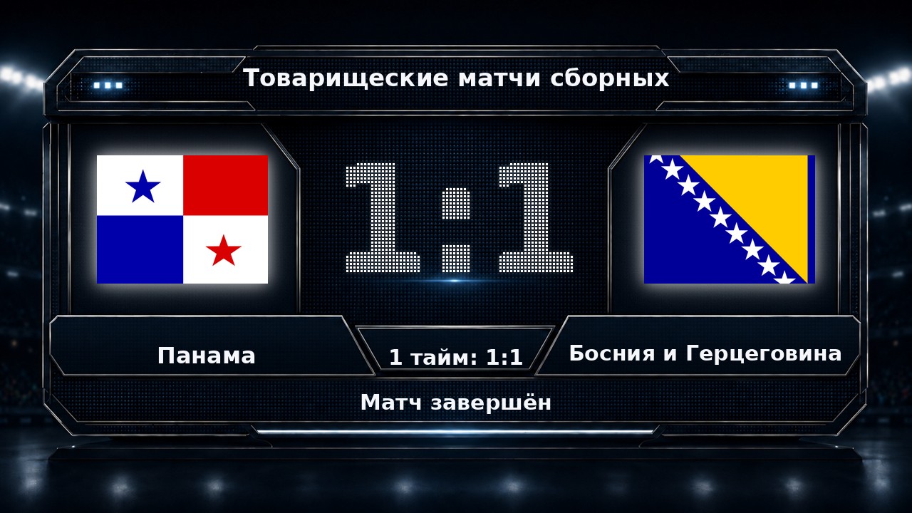 Панама — Босния и Герцеговина: результат товарищеского матча сборных