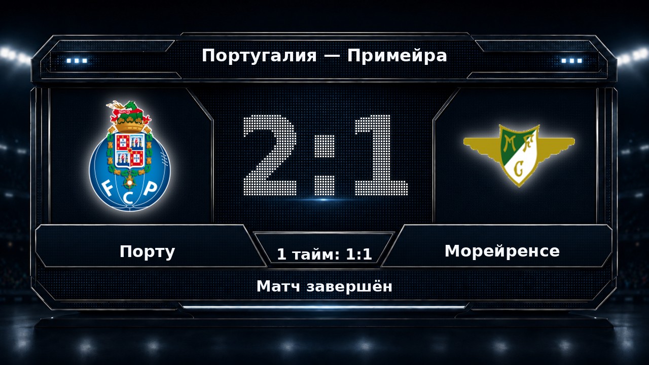 Порту — Морейренсе: результат матча