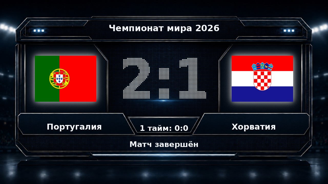 Португалия — Хорватия: результат матча ЧМ-2026