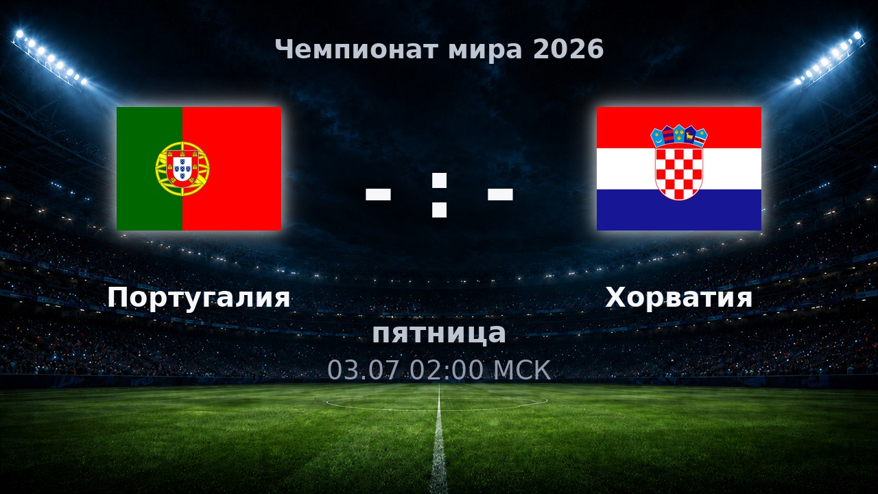Португалия — Хорватия: анонс матча ЧМ-2026