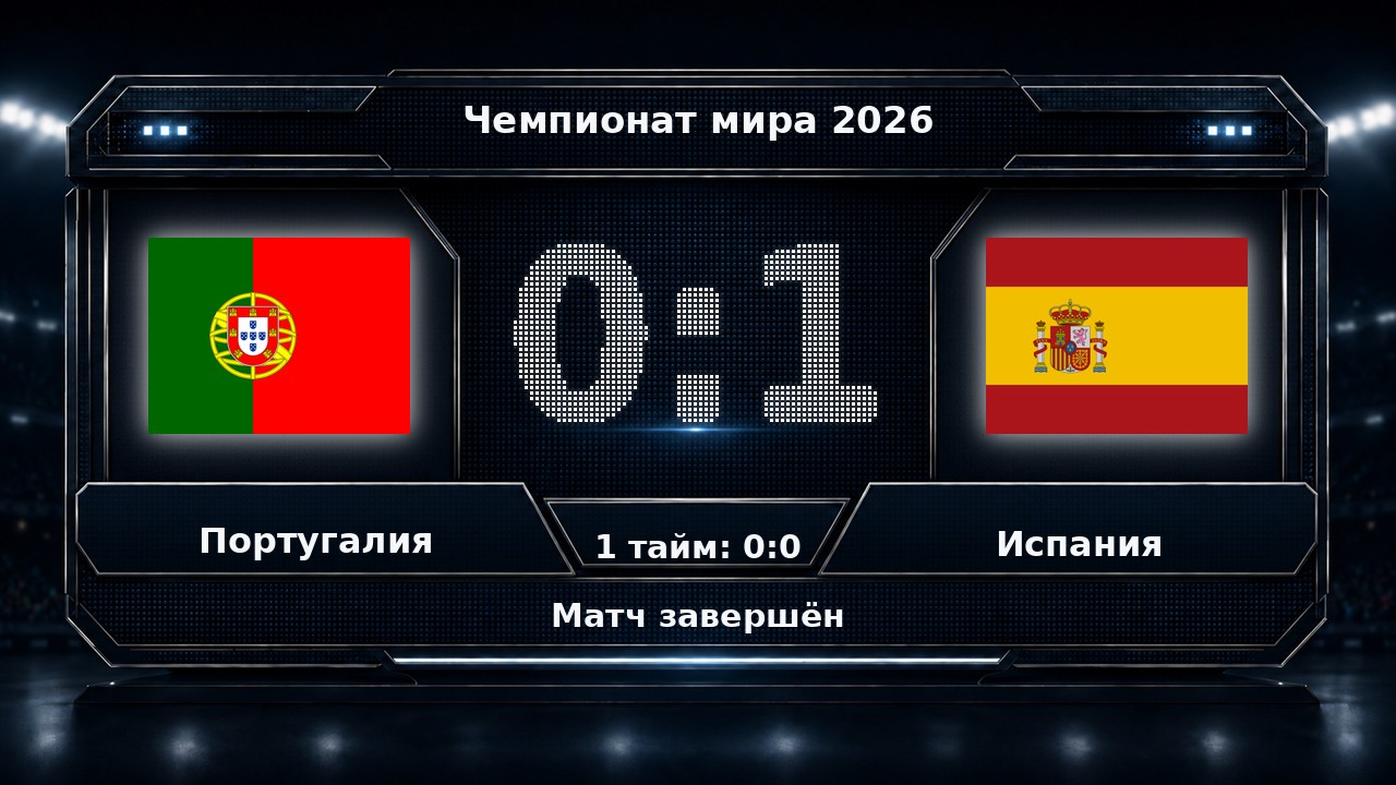 Португалия — Испания: результат матча ЧМ-2026