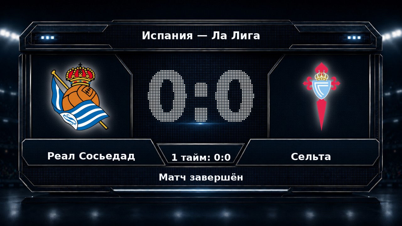 Реал Сосьедад — Сельта: результат матча