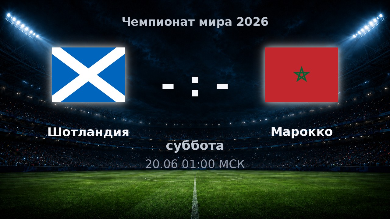Шотландия — Марокко: анонс матча ЧМ-2026