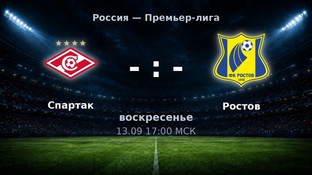 Спартак — Ростов: анонс матча