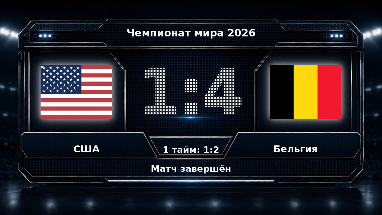 США — Бельгия: результат матча ЧМ-2026