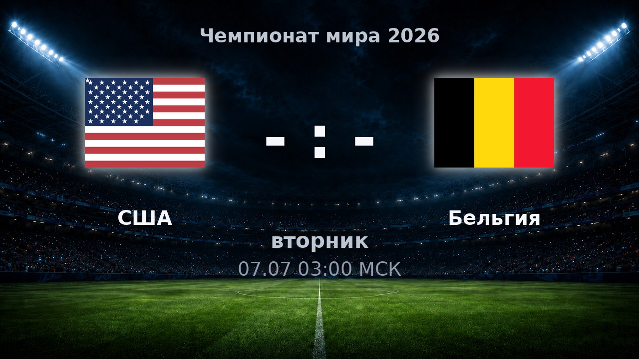США — Бельгия: анонс матча ЧМ-2026
