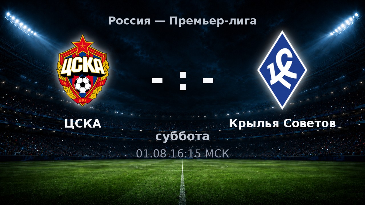ЦСКА — Крылья Советов: анонс матча