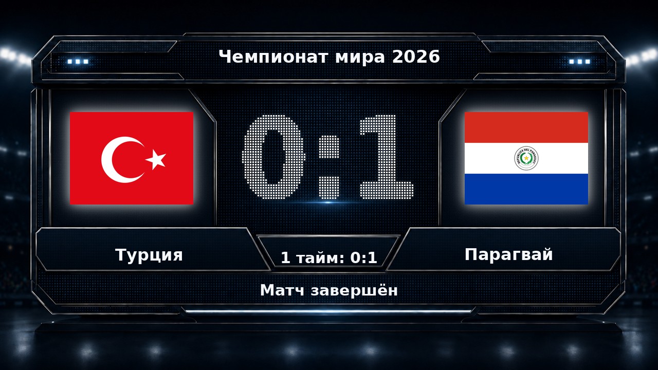 Турция — Парагвай: результат матча ЧМ-2026