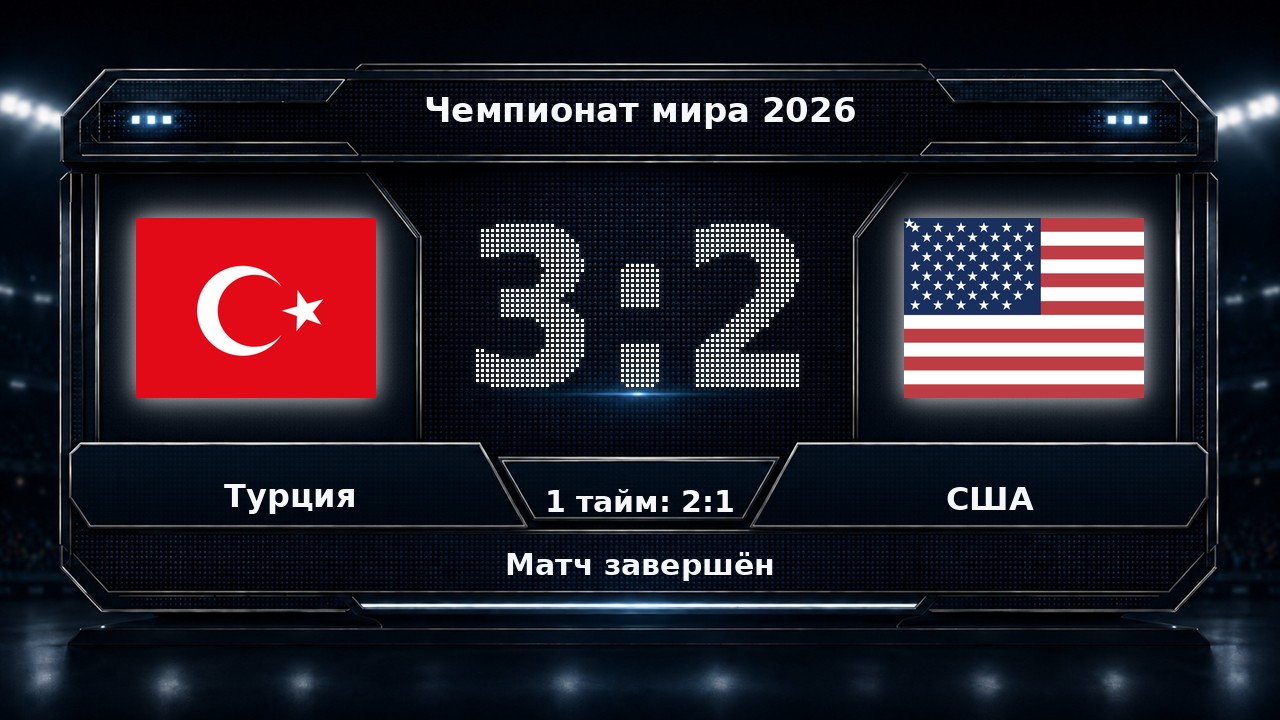 Турция — США: результат матча ЧМ-2026