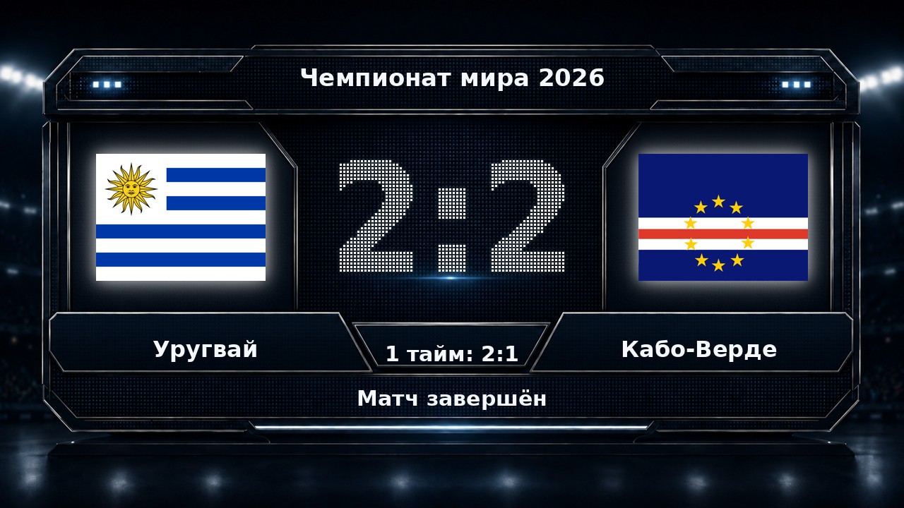 Уругвай — Кабо-Верде: результат матча ЧМ-2026