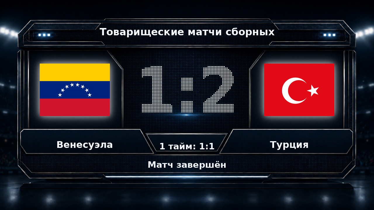 Венесуэла — Турция: результат товарищеского матча сборных